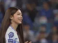 리센느 제나, 삼성 라이온즈 시구 화제 