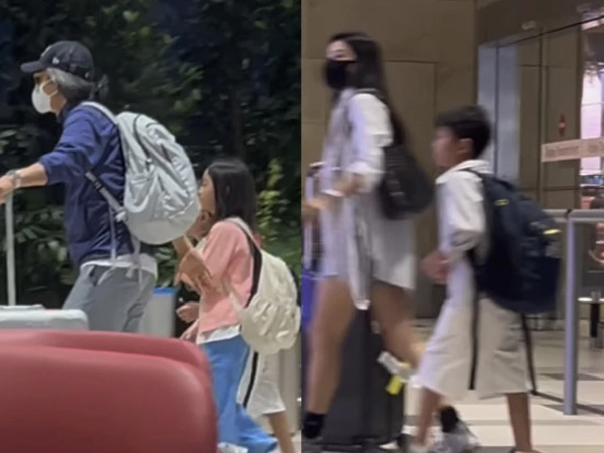 Bae Yong-joon và Park Soo-jin lần đầu được bắt gặp cùng con ở Singapore…Cặp vợ chồng Song Hye-kyo?