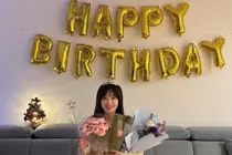 哈希拉，家人准备的惊喜生日派对让她感动... 崔秀钟