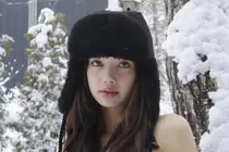 Lisa, Bold Bikini on the Snowfield… 