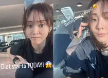 지나, 다이어트 선언+새벽 음악 작업 포착… 8년 만에 복귀하나