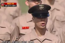 정동원, 까맣게 탄 얼굴…늠름한 해병대 수료식 포착