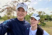 '하차 논란' 진태현, 아내 박시은과 암 딛고 마라톤 도전