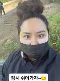 '미우새' 홍선영, 날렵해진 턱선…한강 러닝 중 깜짝 근황