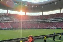 권은비, 북중미 월드컵 멕시코 직관…붉은 악마 변신