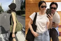 송혜교, 의문의 남성과 커플룩 셀카…정체는 '절친'