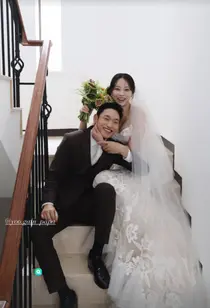 유현철♥김슬기, 자녀들과 함께 찍은 웨딩 사진 공개 