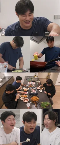 大联盟球员金河成，在《我独自生活》中公开反转的烹饪实力...与好友们展示默契的友谊