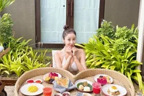 윤정수 아내 원진서, 발리 신혼여행 사진 공개...눈부시게 행복했던 순간