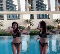 'I Am Solo' Season 15 Sunja Reveals Perfect Bikini Figure... The Transformation Body Created Through Effort Becomes a Hot Topic