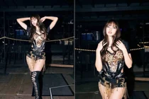 黑Pink莉莎，东京巨蛋撕裂的惊艳视觉… 