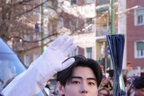 ENHYPEN Sunghoon Carries the Milan Olympic Torch