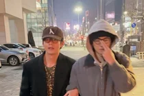 BTS V Shares Winter Walk with Park Hyung-sik While Eating Bungeoppang... 