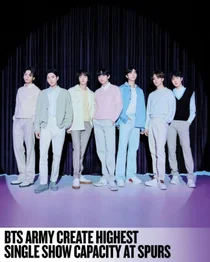 BTS, Stadion Tottenham di Inggris Penuh Sesak... Mencetak Persentase Tertinggi dalam Pertunjukan Tunggal