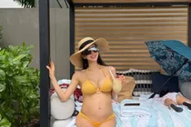 'Lee Philip♥' Park Hyun-sun, Bikini During Third Pregnancy... Amazing D-Line