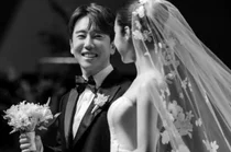 Nam Chang-hee's Bride Turns Out to Be 'Han River IU'... Stunning Beauty in Wedding Photos
