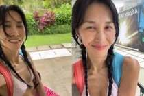 Yoon Hye-jin, Traveling with Daughter Jion in a 'Pink Bikini'... 