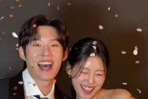 Choi Seo-eun and Kim Sung-cheol's Wedding Photos from 'Monthly Boyfriend' Spark Attention Like a Real Couple