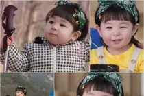 '슈돌' 심형탁 아들 하루, 애기봉 등반 중 