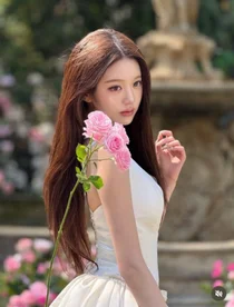 Ive Jang Won-young khoe visual như búp bê Barbie với chiếc váy trắng tinh