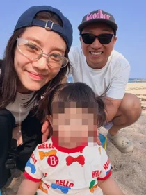 손담비·이규혁, 딸과 속초 여행 
