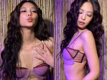 블랙핑크 제니, 스페인 뒤흔든 파격 브라톱 패션