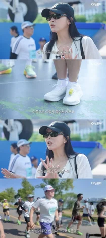 '재혼' 오윤아 겹경사…발달장애 아들 5km 마라톤 기적의 완주