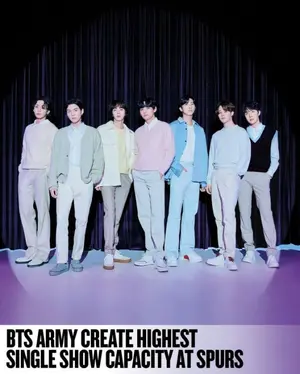BTS, 英 토트넘 구장 꽉 채웠다…단일 공연 사상 최고 점유율