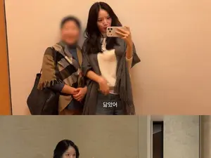'Hashtag 4' Kim Ji-young, Wearing a Swimsuit, Shows Off Her Defined D-Line… '49kg to 56kg'