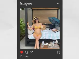 Park Hyun-sun Shines in a Bikini Even While Pregnant with Her Third Child... 
