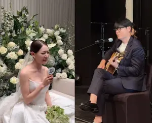 박은영 셰프, 신라호텔서 결혼…'흑백요리사' 총출동·최현석 축가