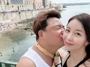 원진서·윤정수, 이탈리아 신혼여행 포착…시험관 2세 준비 고백