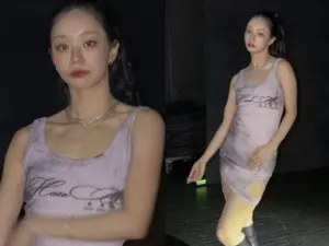 혜리, 화제의 '뱃살 착시 원피스' 당당 소화... 팬미팅 성료