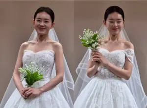 '나는 솔로' 19기 옥순, 웨딩드레스 자태 공개…상철과 결혼 임박