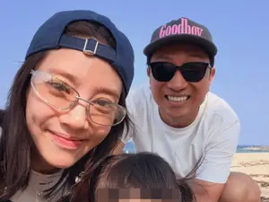 손담비·이규혁, 딸과 속초 여행 
