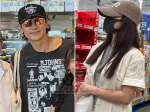 비·김태희, 두 딸과 하와이 마트 포착…소탈 일상