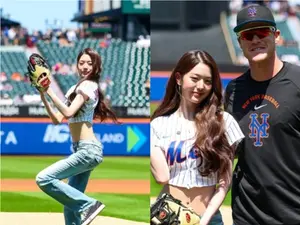 아이브 장원영, MLB 메츠 시구 출격…오타니 앞 '승요' 등극