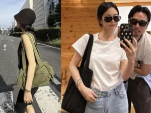 송혜교, 의문의 남성과 커플룩 셀카…정체는 '절친'