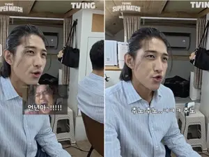 '파격 장발' 황재균, 몰라보게 수척해진 은퇴 후 근황