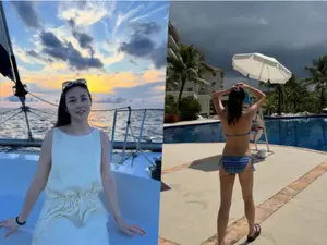정다은, 오키나와서 뽐낸 반전 몸매… 