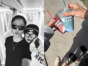 현아♥용준형, LA서 전한 근황…다정한 신혼 커플샷 공개