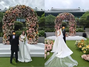 양나래 변호사 결혼…신라호텔 영빈관서 비연예인 남편과 백년가약