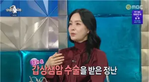 김정난, '라디오스타'서 갑상샘암 수술 고백… 박미선과의 우정 및 방송 정보
