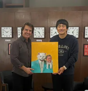 기안84, 톰 크루즈와 특별한 만남… 직접 그린 그림 선물·영화 '디거' 내한 이슈