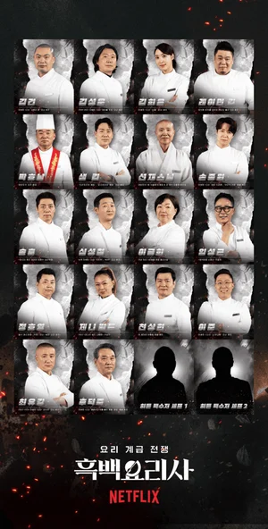 'Black and White Chef 2', Michelin Stars to Temple Food Masters, 100 Chefs Lineup Revealed... 