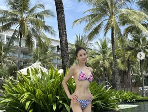 윤정수 아내 원진서, 발리 신혼여행 비키니 자태 공개...천국 같았던 허니문