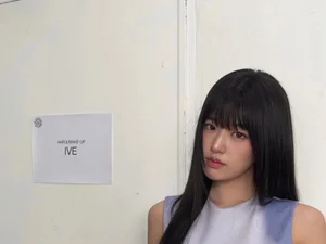 Ive's An Yujin, Bold Dress → Horn-rimmed Glasses… 