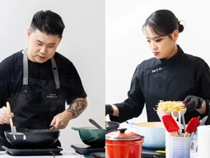 'Black and White Chef' Jeong Ji-sun and Kwon Seong-jun, Disguised as 'Youngest' in Local Kitchen