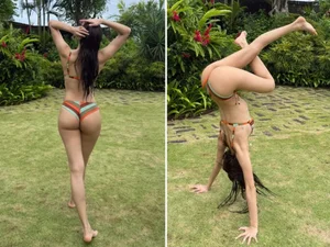 BLACKPINK’s Lisa Turns Heads with a Bikini Look That Set Bali Ablaze…Even Doing a Handstand