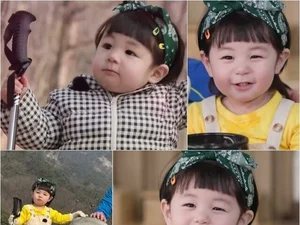'슈돌' 심형탁 아들 하루, 애기봉 등반 중 